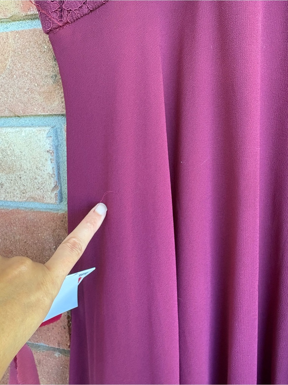 Lulu's Burgundy Lace Halter Maxi Dress - Picture 5 of 13